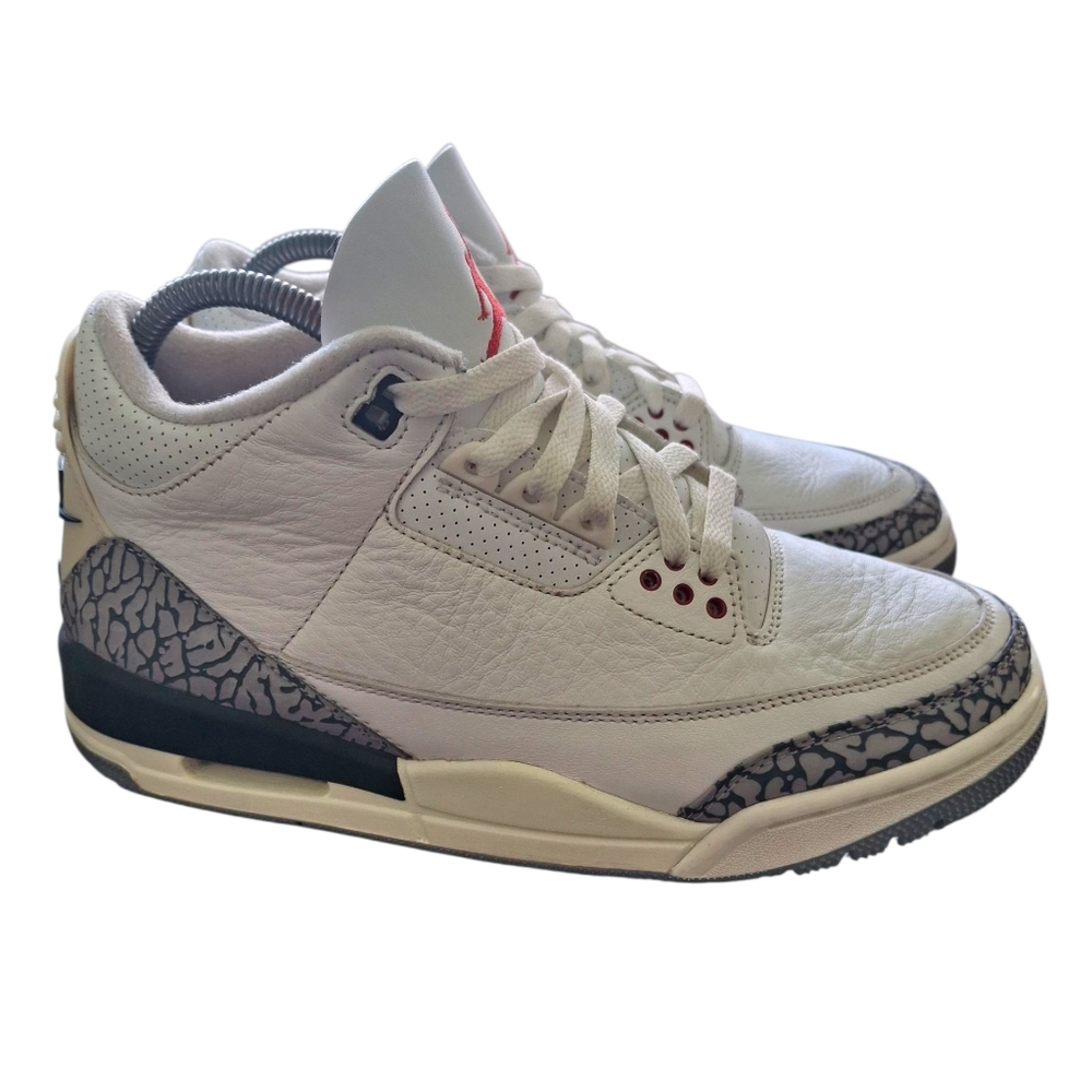 Size 6.5 Mens Nike Air Jordan 3 Retro Mid White Cement Reimagined No box